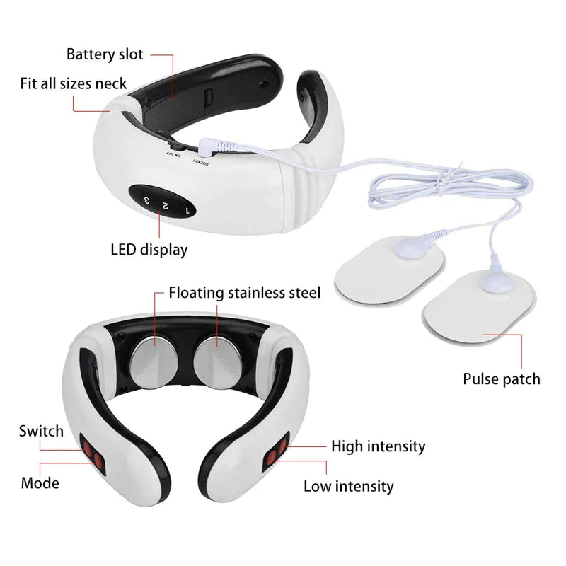 RelaxPulse: Electric Neck Massager for Muscle Relief