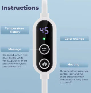 Máscara de Ojos Eléctrica 3D