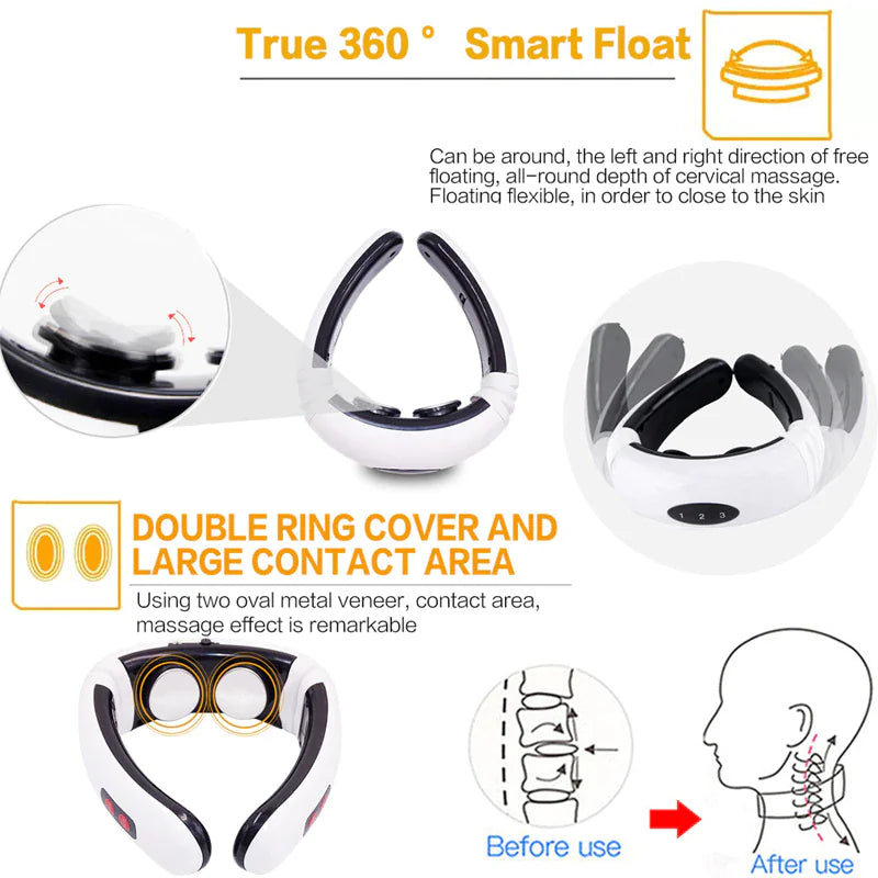 RelaxPulse: Electric Neck Massager for Muscle Relief