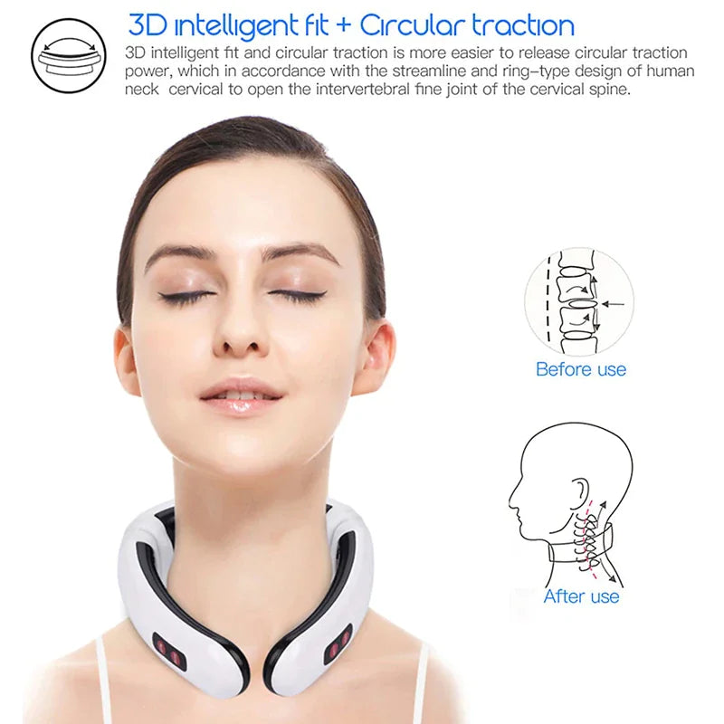RelaxPulse: Electric Neck Massager for Muscle Relief