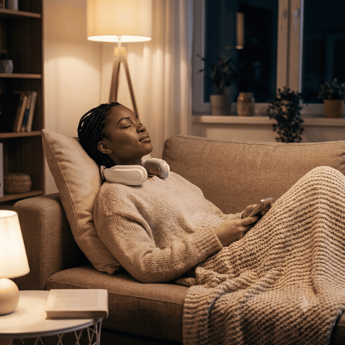 NightEase Neck massager, lifestyle photo