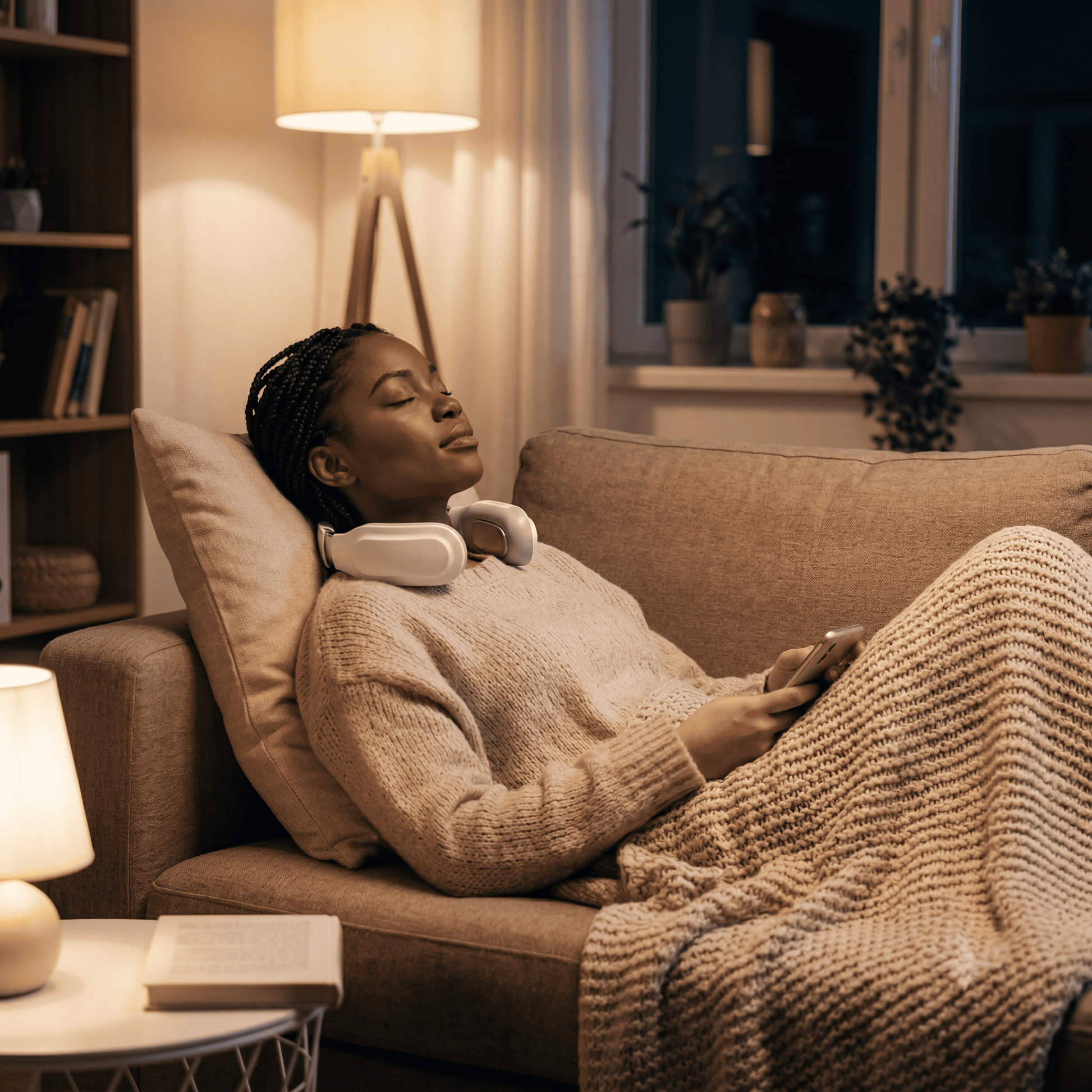 NightEase Neck massager, lifestyle photo