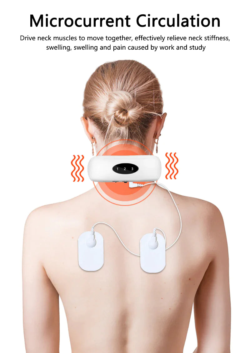 RelaxPulse: Masajeador de Cuello Eléctrico para Alivio Muscular